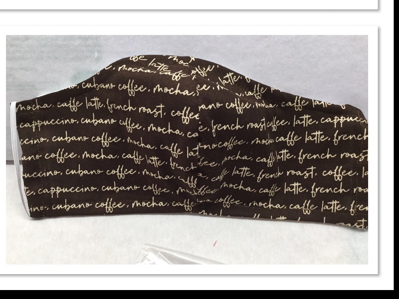 Coffee Latte Words face mask Coffee Latte Words face mask